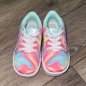 Puma Kids' Rainbow Tie-Dye Sneakers